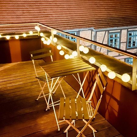 Fewozauber - Domspatz, 50Qm, Top-Lage, Style, Dachterrasse, Business Schwerin  Buitenkant foto